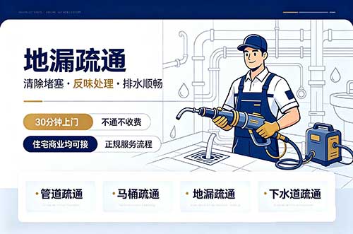 伊春地漏疏通