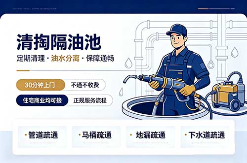 伊春清掏隔油池
